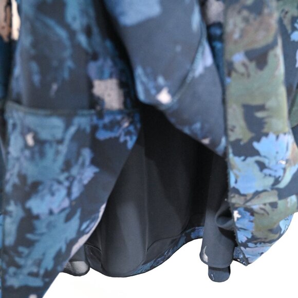 Wilfred Aritizia Aubagne Print Tie Front Midi Dress Size 0 NWT - Picture 10 of 12